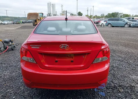 2012 Hyundai Accent Gls из США, поврежденный, VIN KMHCT4AE2CU082974